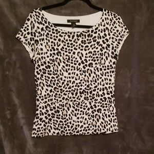 Leopard print top